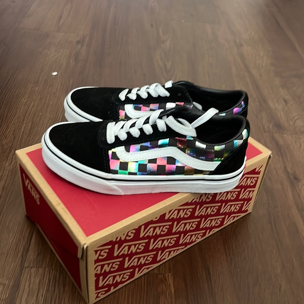 Girls Black Vans